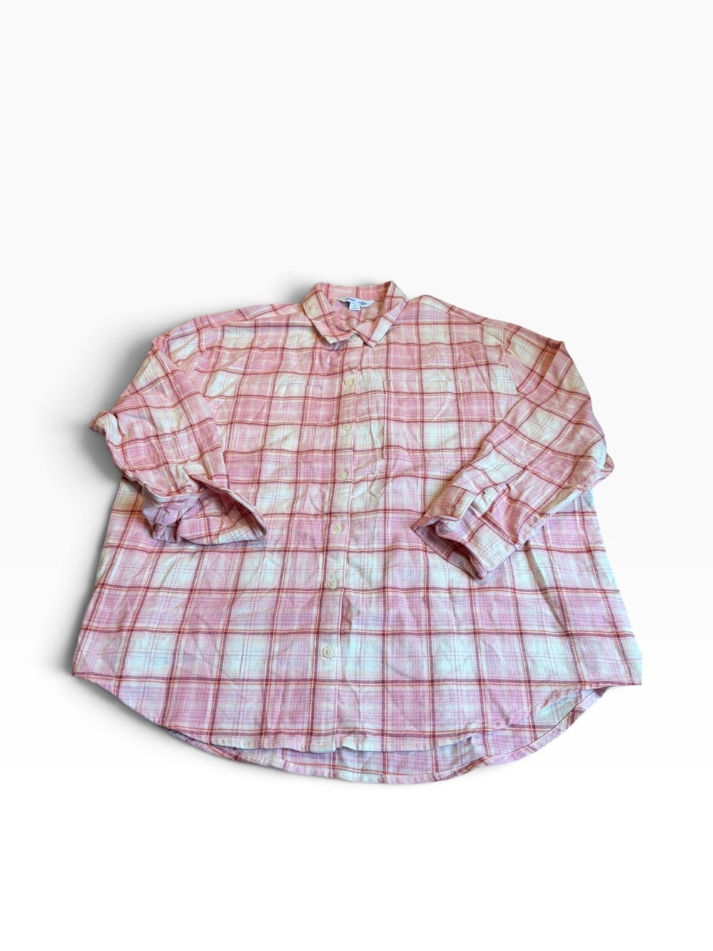 OLD NAVY flannel boyfriend shirt